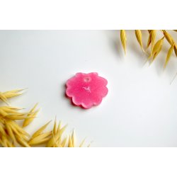 Hundetegn, lille musling, lyser�d shimmer med bladguld