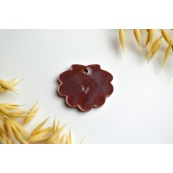 Hundetegn, stor musling, brun shimmer