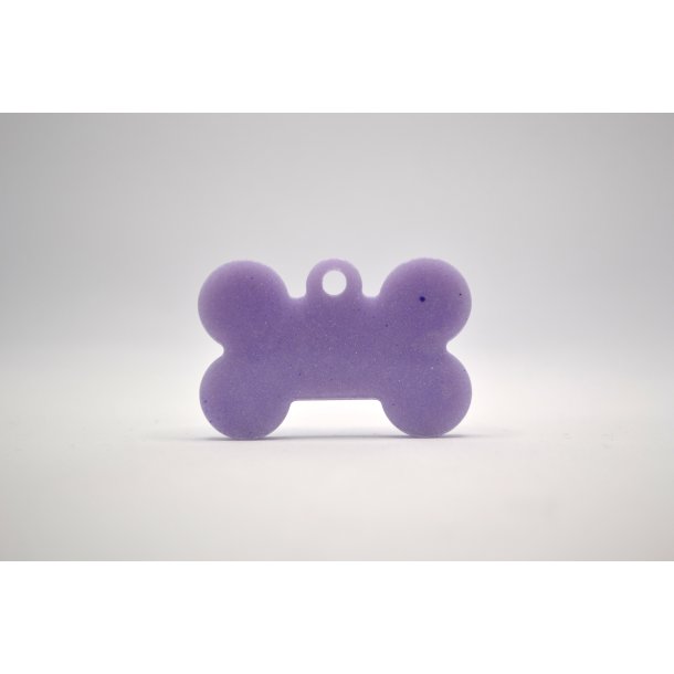 Hundetegn, lille kdben, lys lilla shimmer