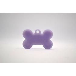 Hundetegn, lille kdben, lys lilla shimmer