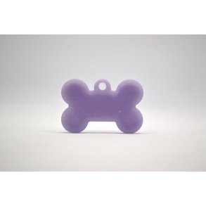 Hundetegn, lille kdben, lys lilla shimmer