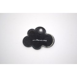 Hundetegn, lille sky, gr med glimmer