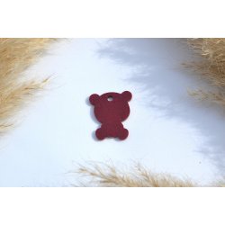 Hundetegn, lille bjrn, brunlig rd shimmer med hvid