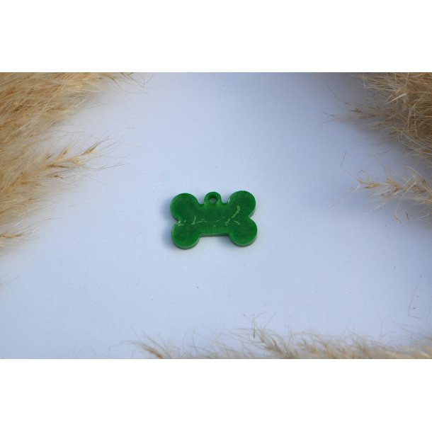 Hundetegn, mini kdben, mos grn shimmer