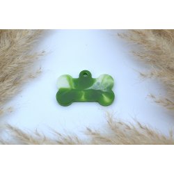 Hundetegn, stort kdben, grn og hvid