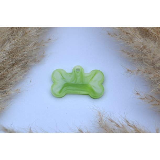 Hundetegn, stort kdben, grn og hvid