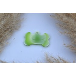 Hundetegn, stort kdben, grn og hvid